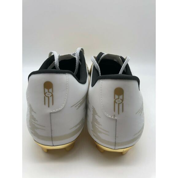 Under Armour Mens Blur Lux LE Black History Month Gold Cleats 3023378-901 Sz 16 - Picture 9 of 12